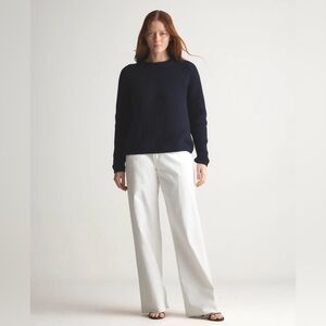 Quince 100% Organic Cotton Fisherman Crew Sweater